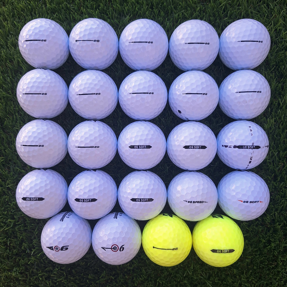24 Bolas de golf Bridgestone E6