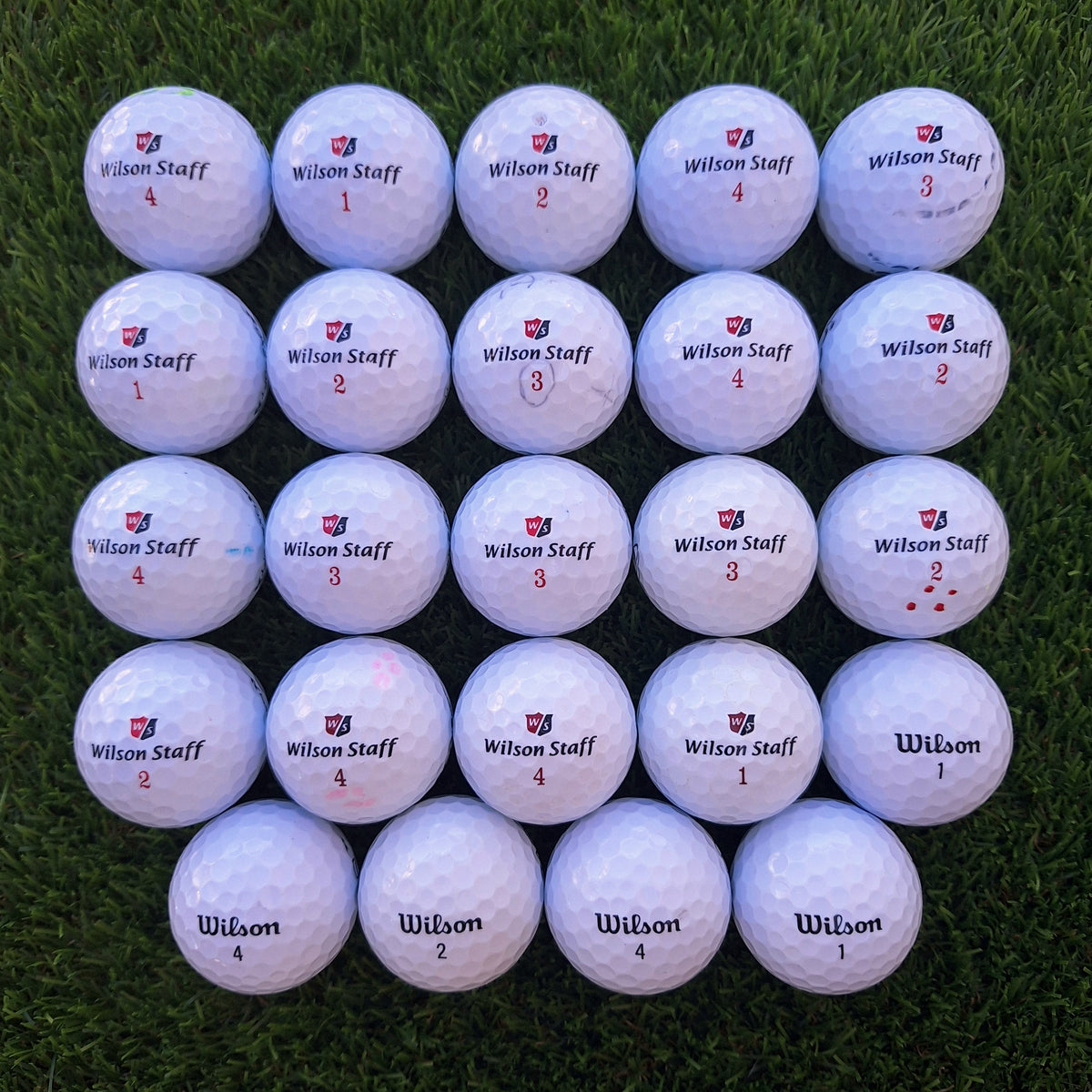 24 Bolas de golf Wilson Staff DX2
