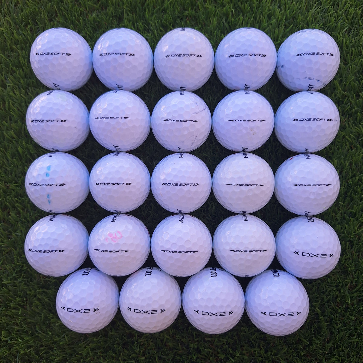 24 Bolas de golf Wilson Staff DX2