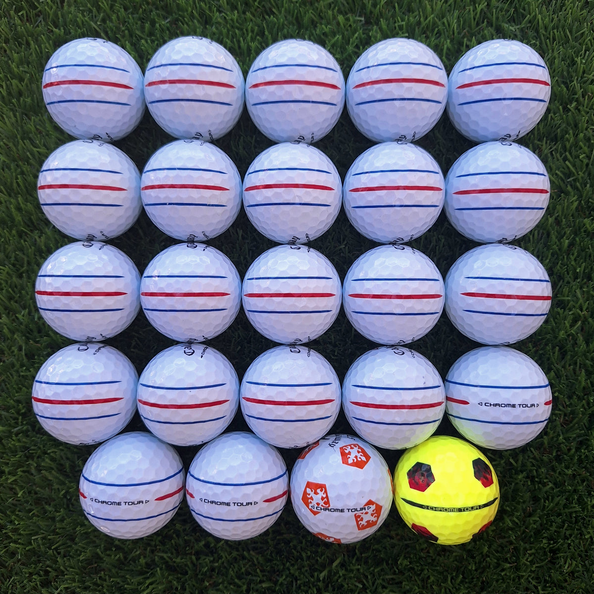 24 Bolas de Golf Callaway Chrome Tour