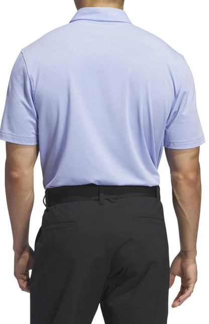 Polo Golf Lila Adidas Hombre