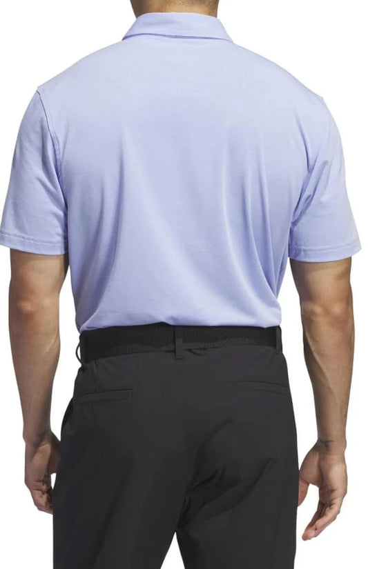 Polo Golf Lila Adidas Hombre