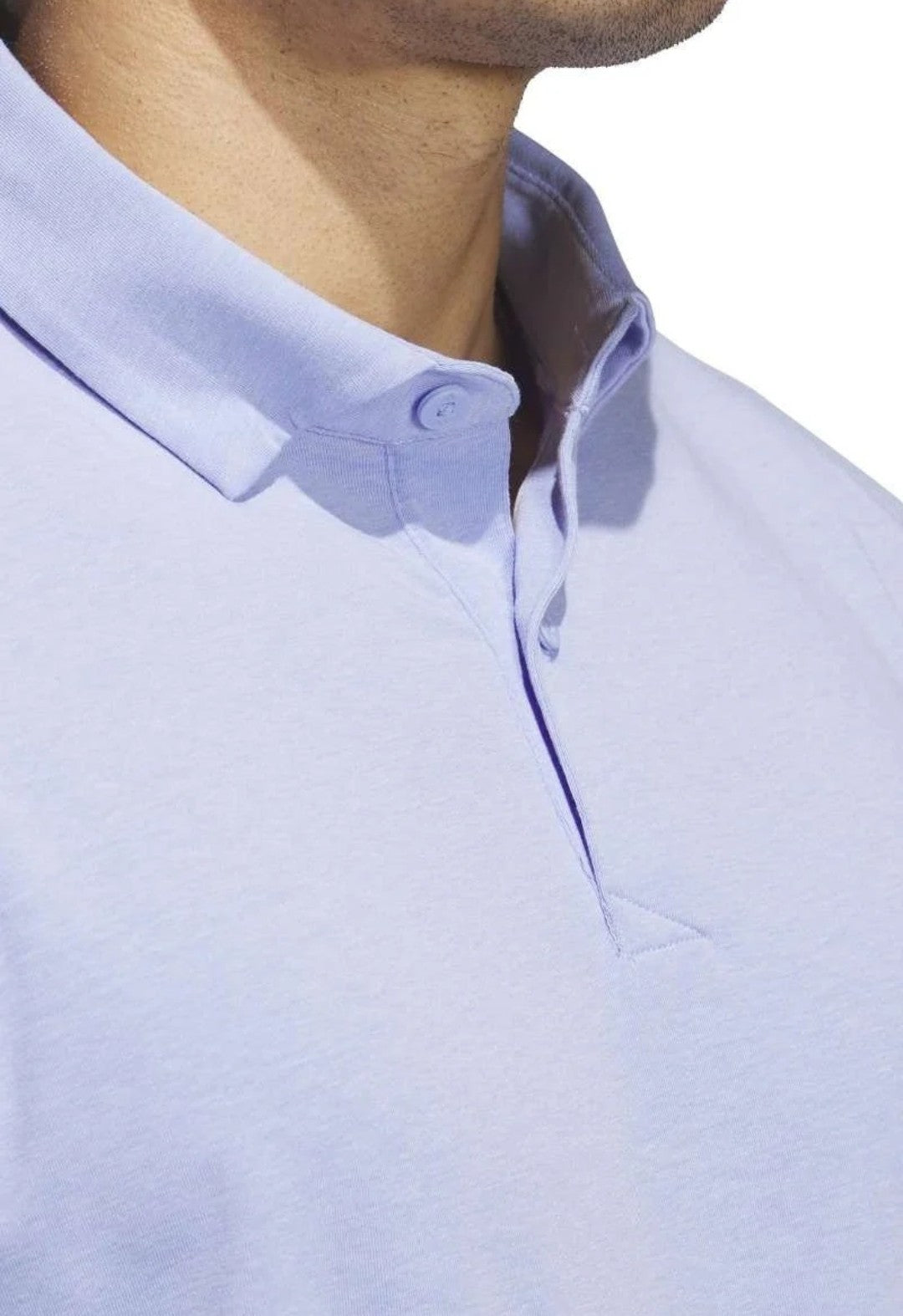 Polo Golf Lila Adidas Hombre