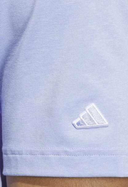 Polo Golf Lila Adidas Hombre