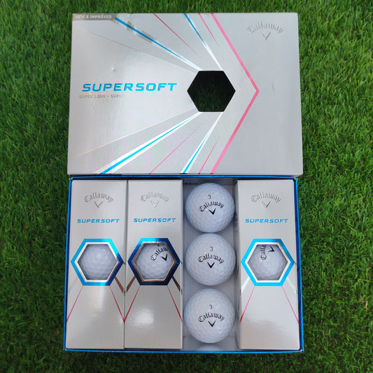 12 Bolas de golf nuevas Callaway SuperSoft