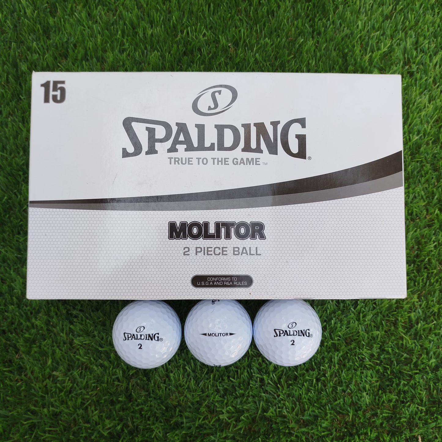 15 Bolas de golf nuevas Spalding Molitor