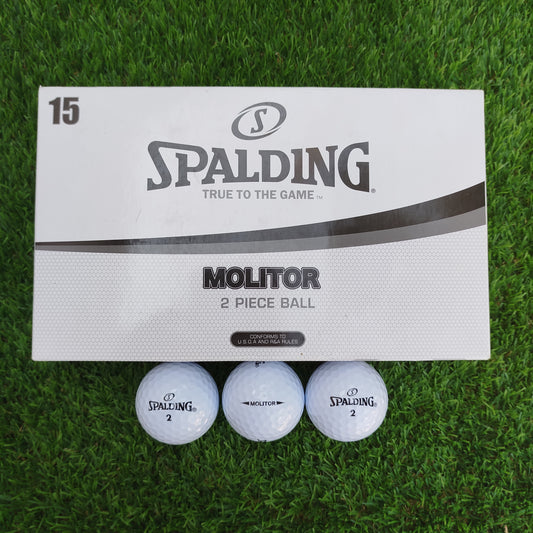 15 Bolas de golf nuevas Spalding Molitor