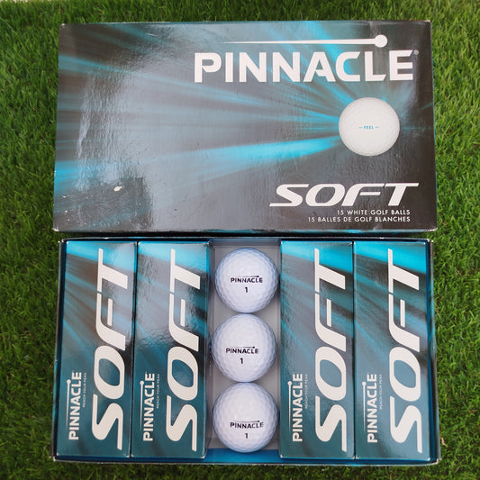 15 Bolas de golf nuevas Pinnacle Soft