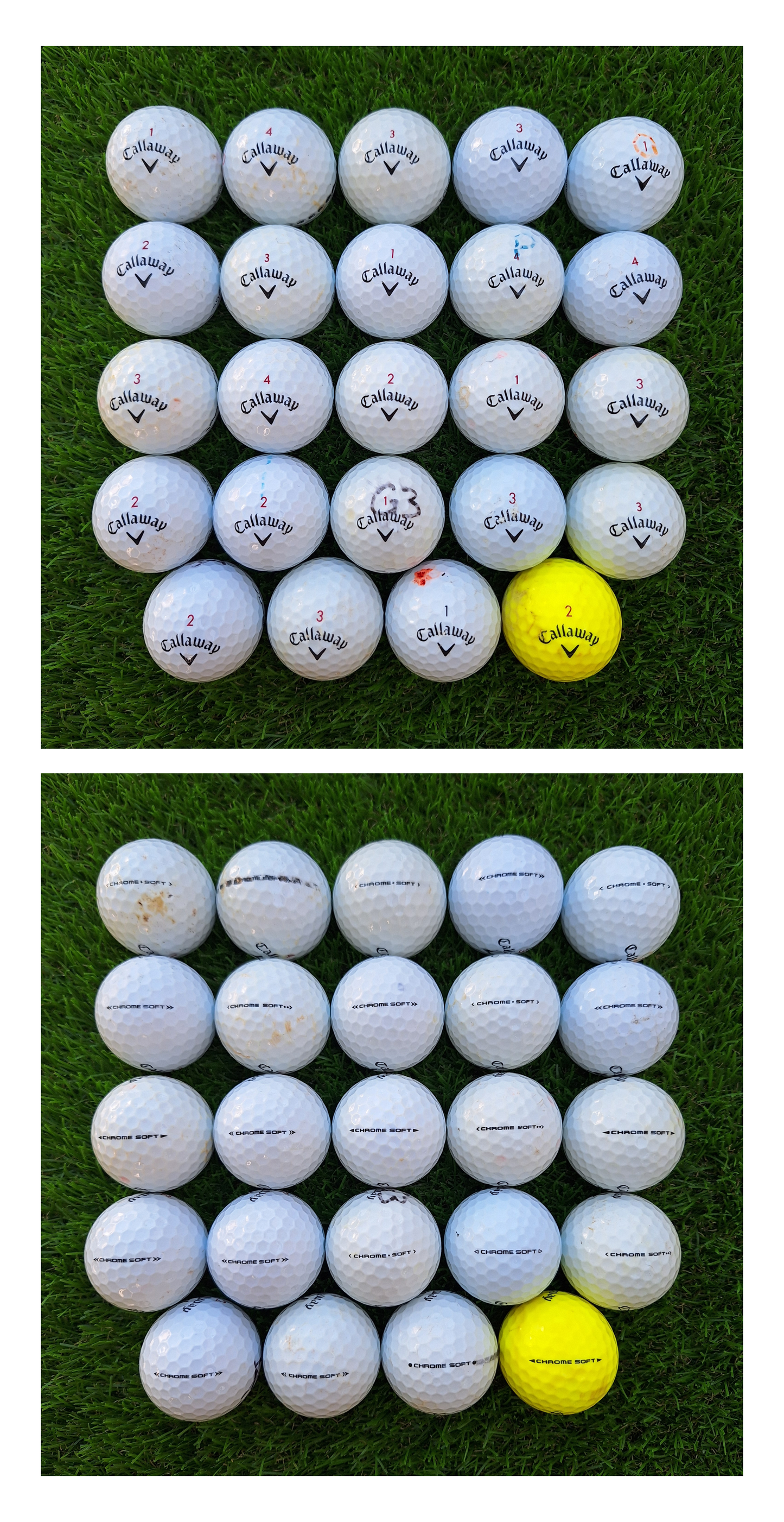 24 Bolas de golf Callaway Chrome Soft