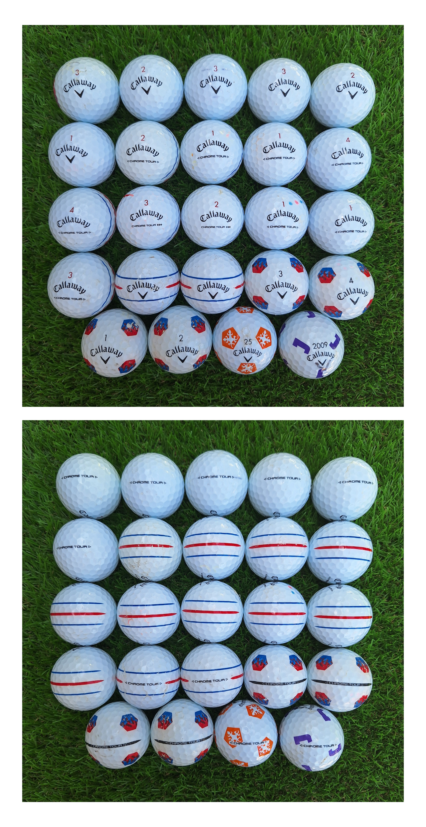 24 Bolas de golf Callaway Chrome Tour