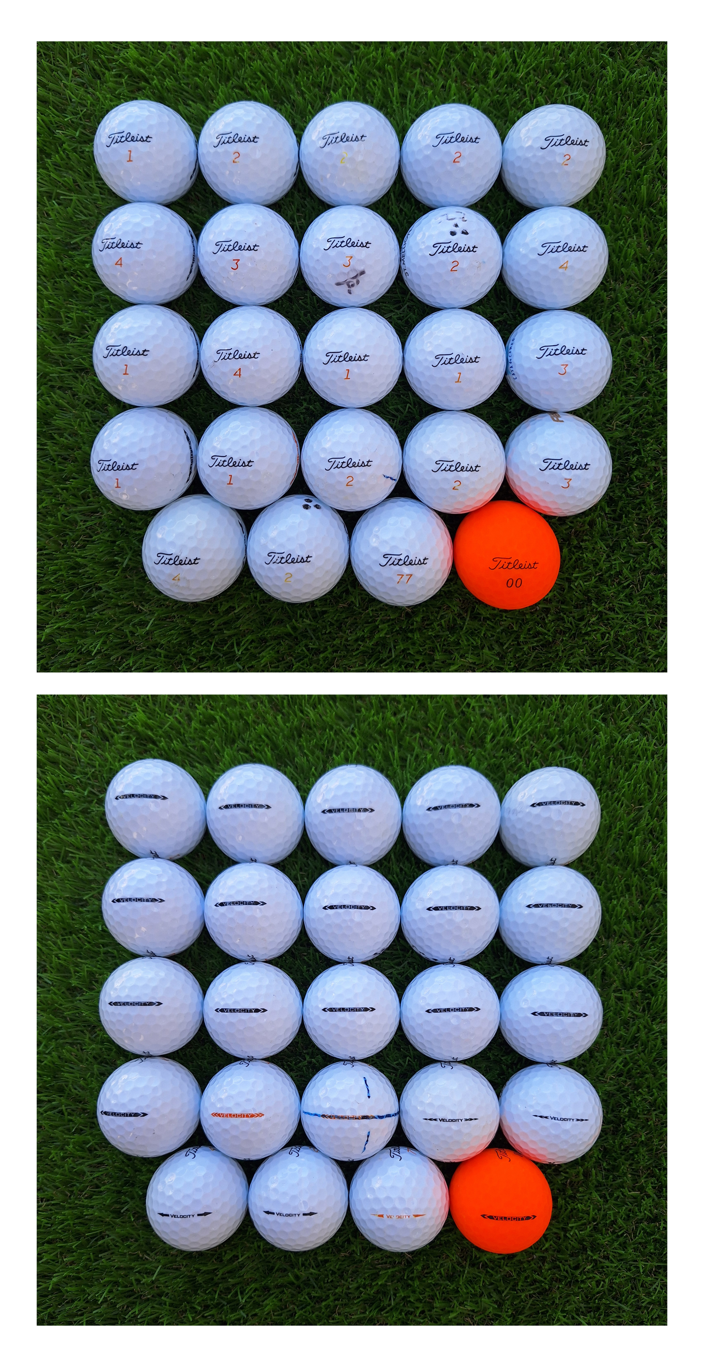 24 Bolas de golf Titleist Velocity