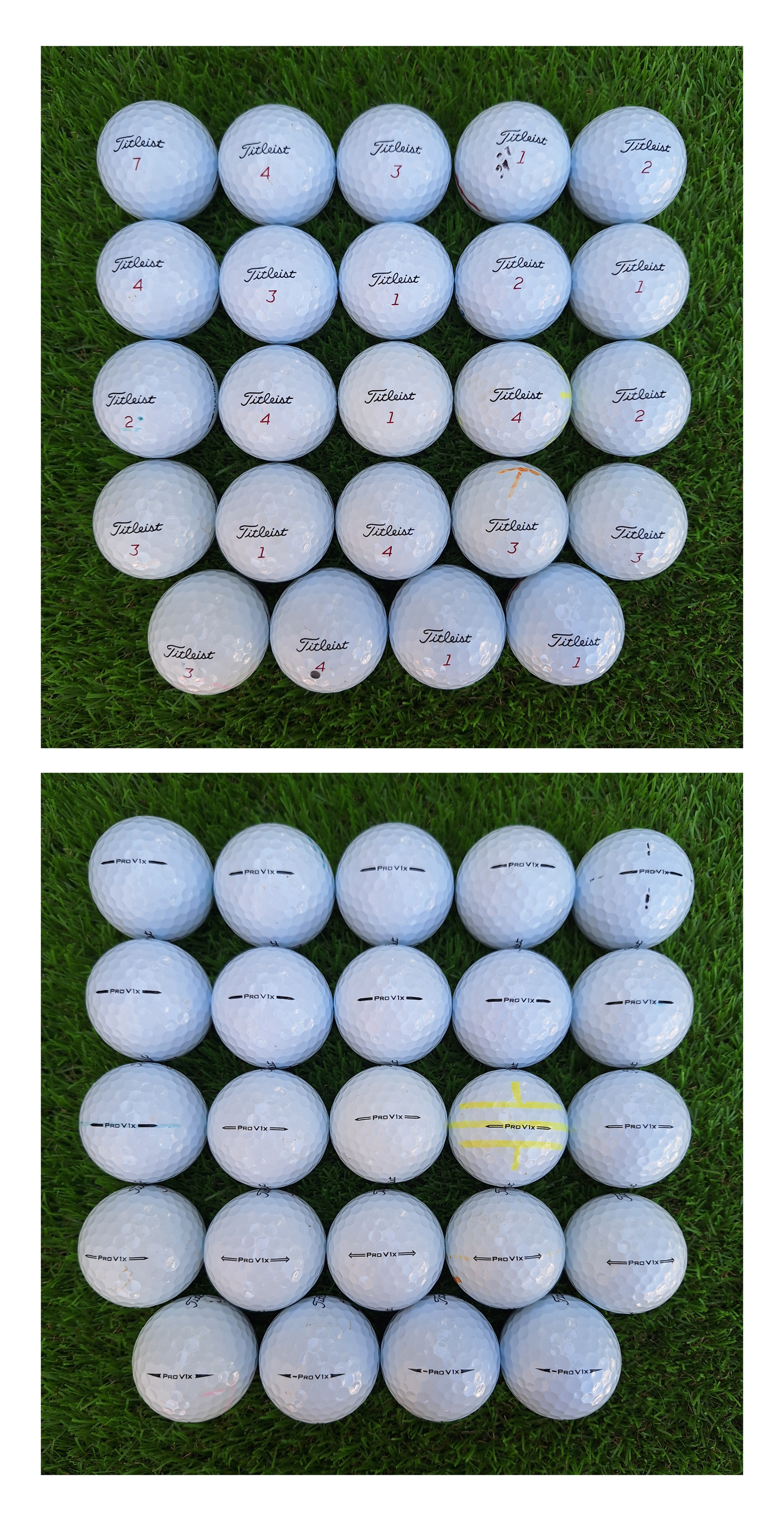 24 Bolas de golf Titleist ProV1x