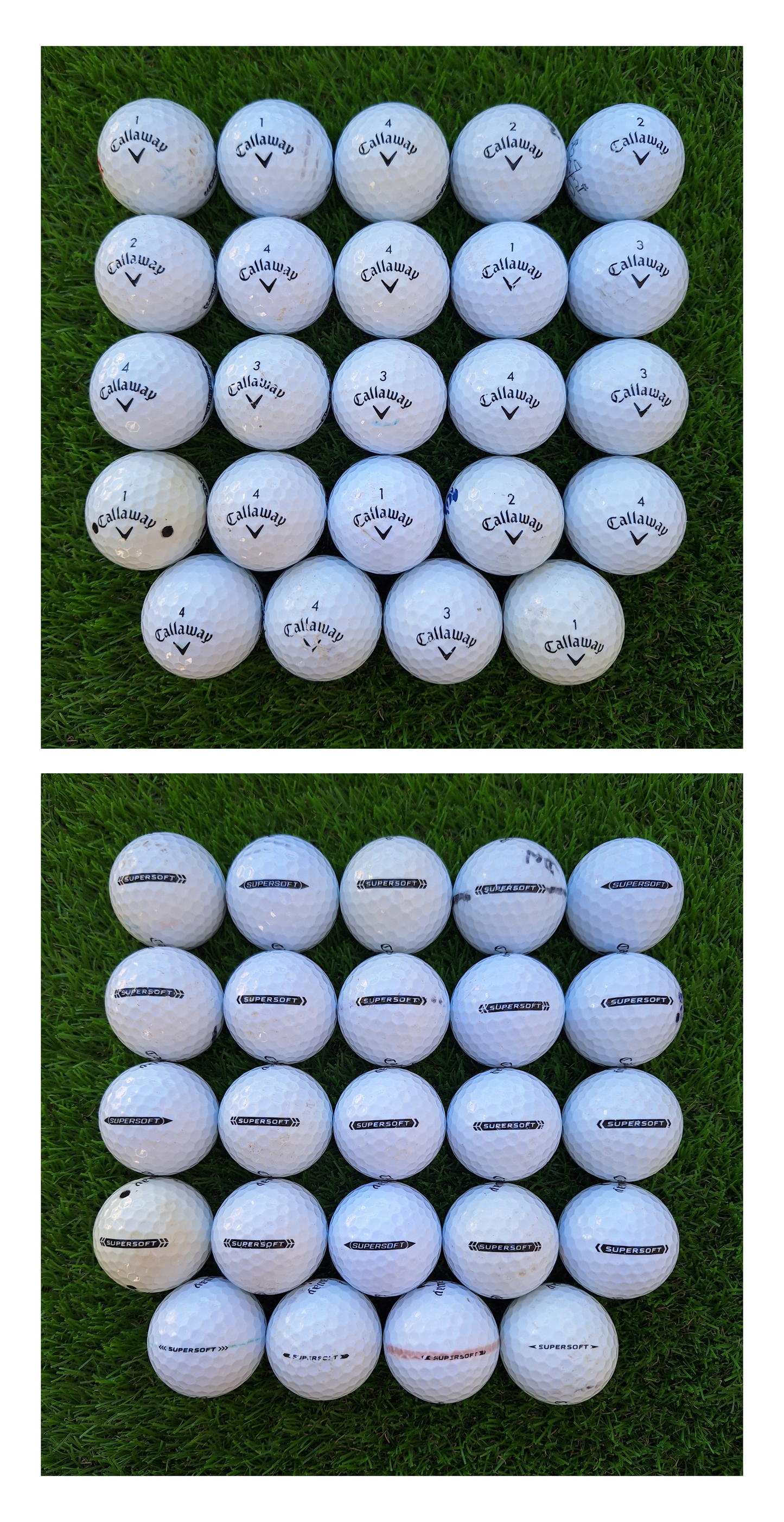24 Bolas de golf Callaway SuperSoft