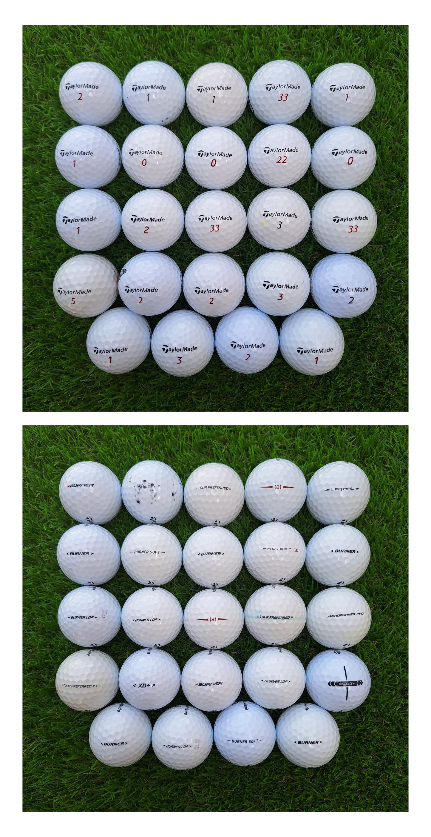 24 Bolas de golf Taylormade Mixtas