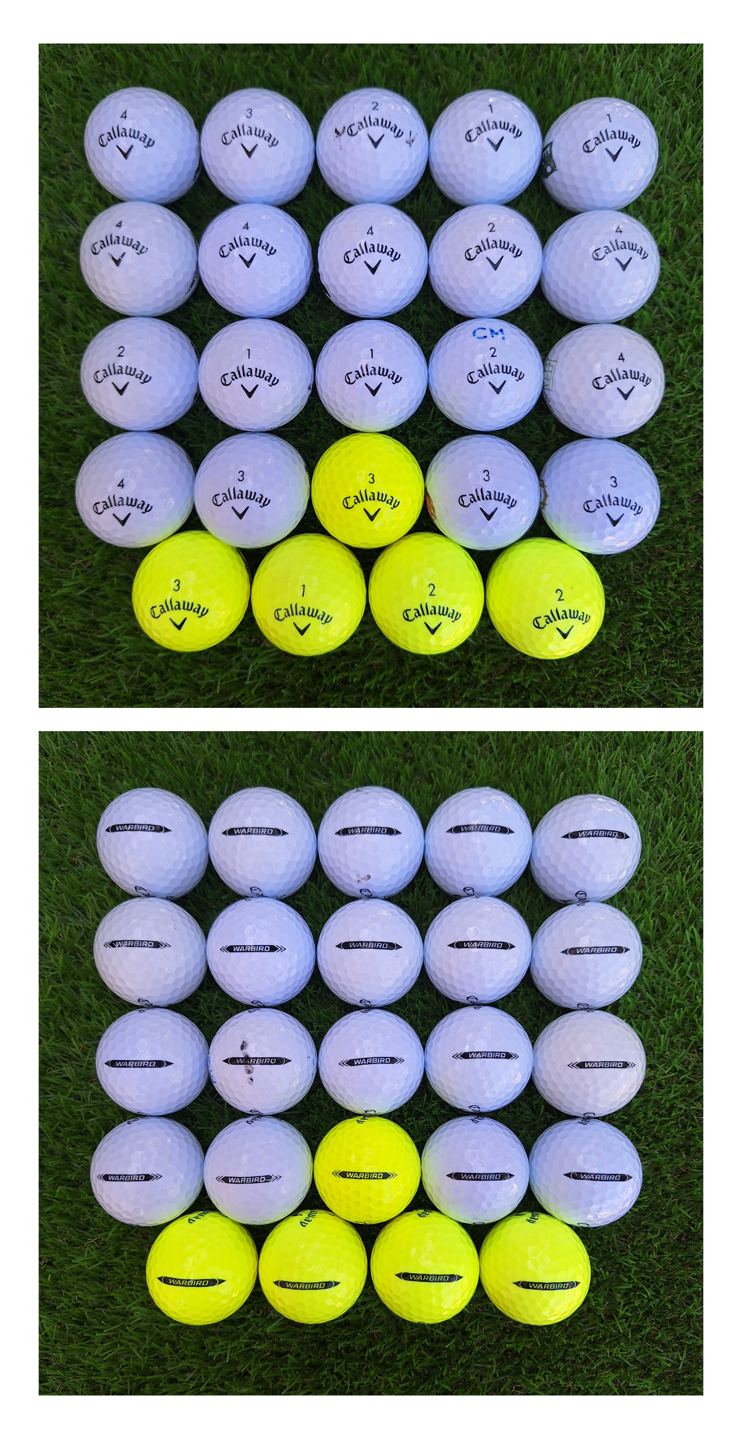 24 Bolas de golf Callaway Warbird