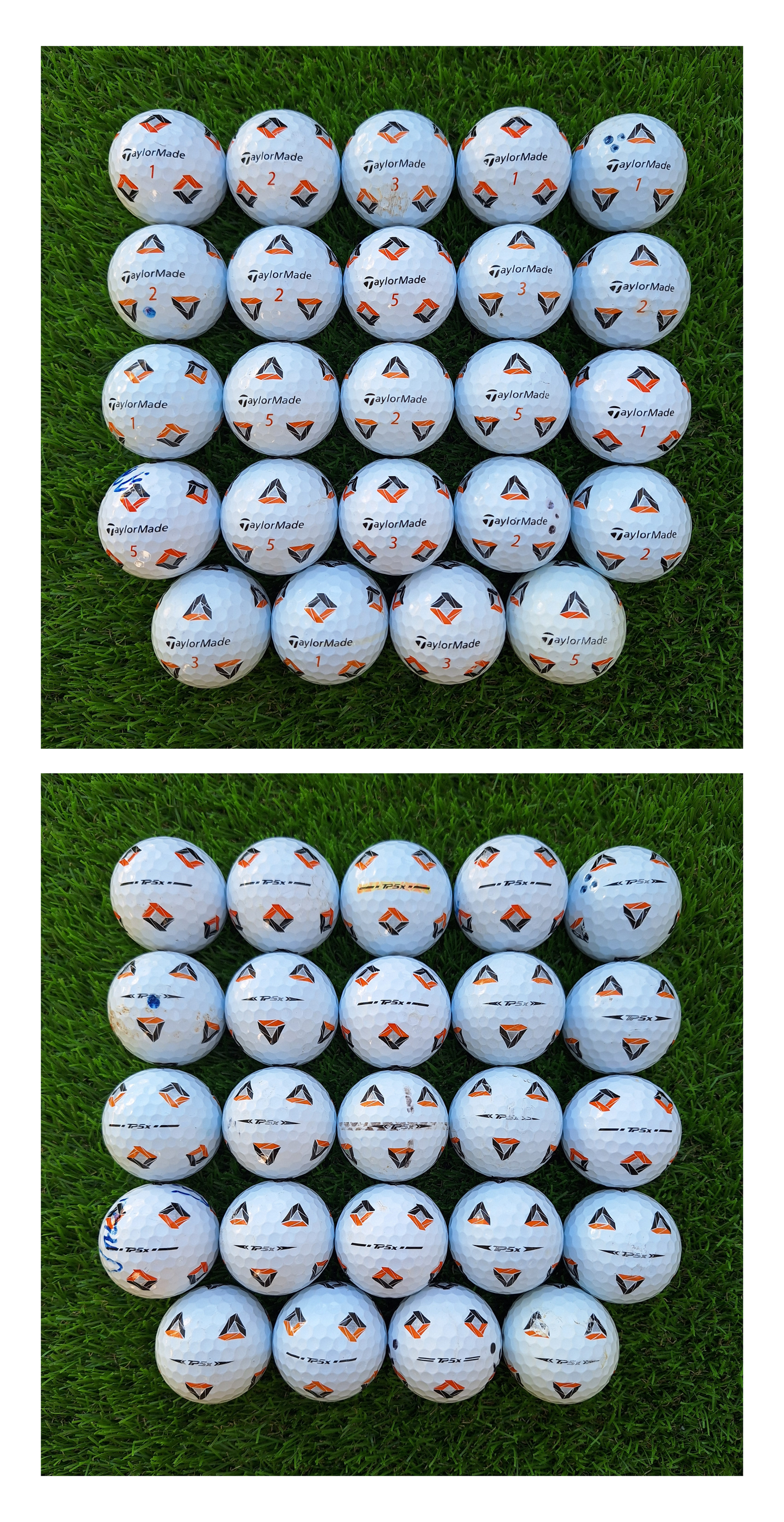 24 Bolas de golf Taylormade TP5x