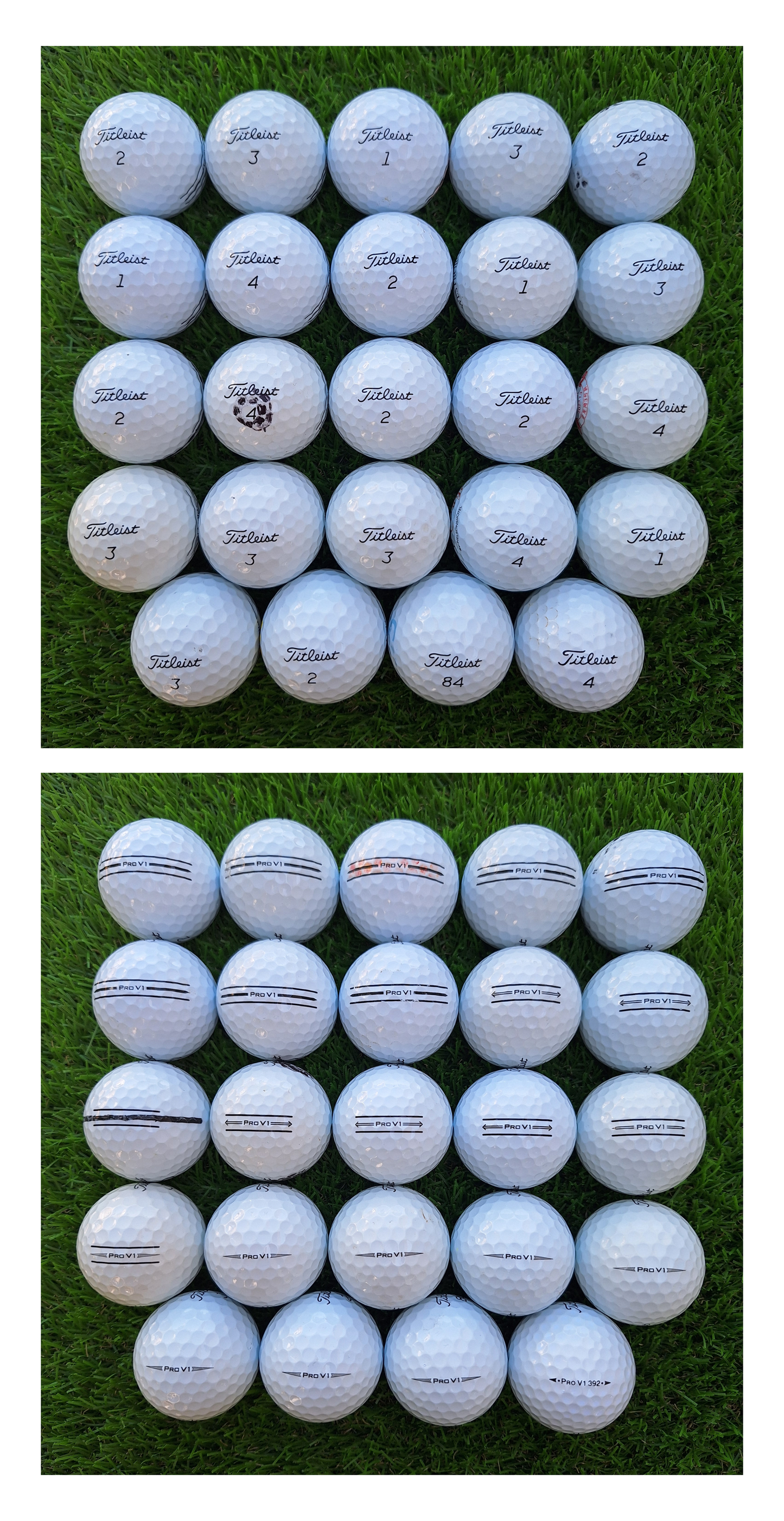24 Bolas de golf Titleist ProV1