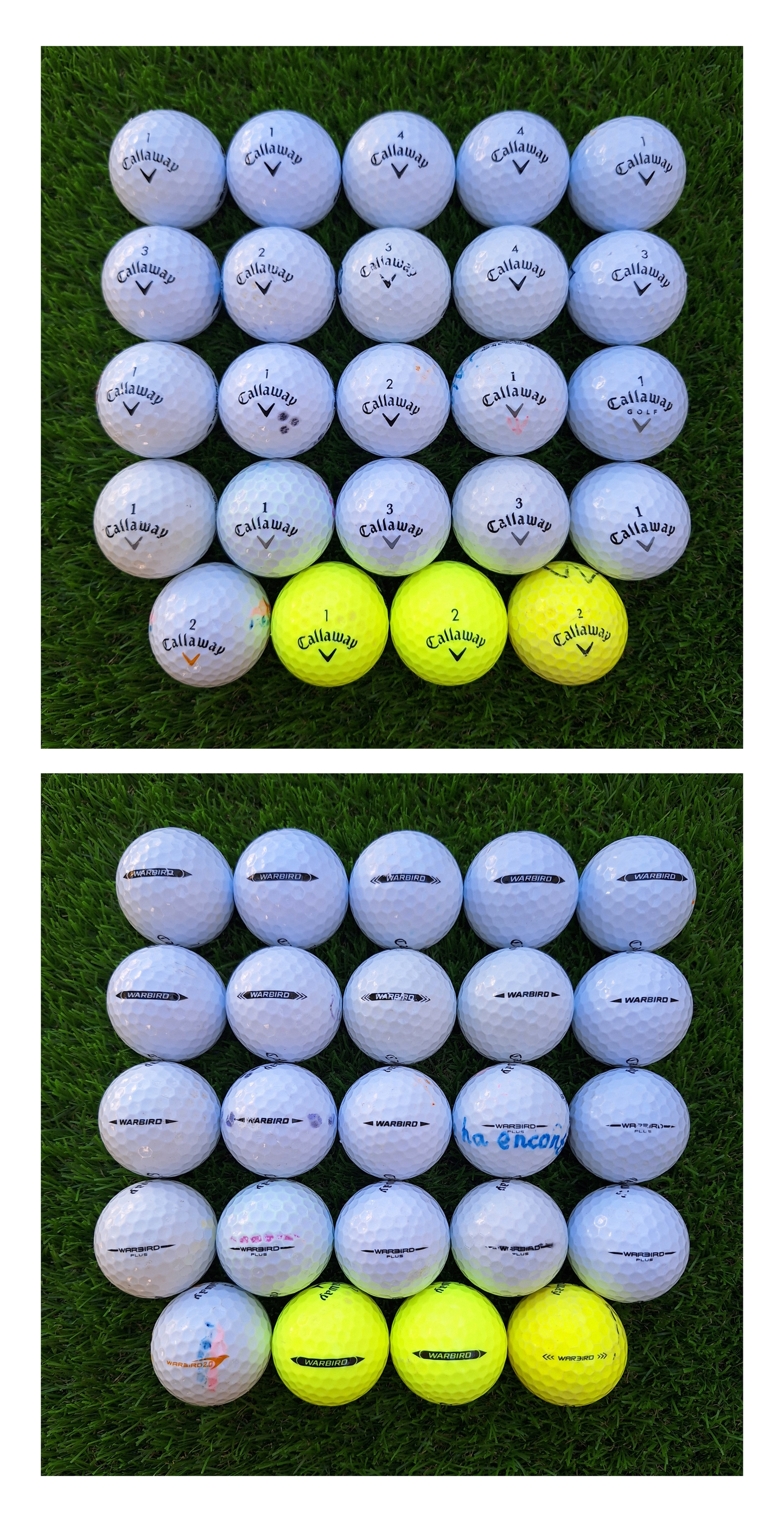 24 Bolas de golf Callaway Warbird