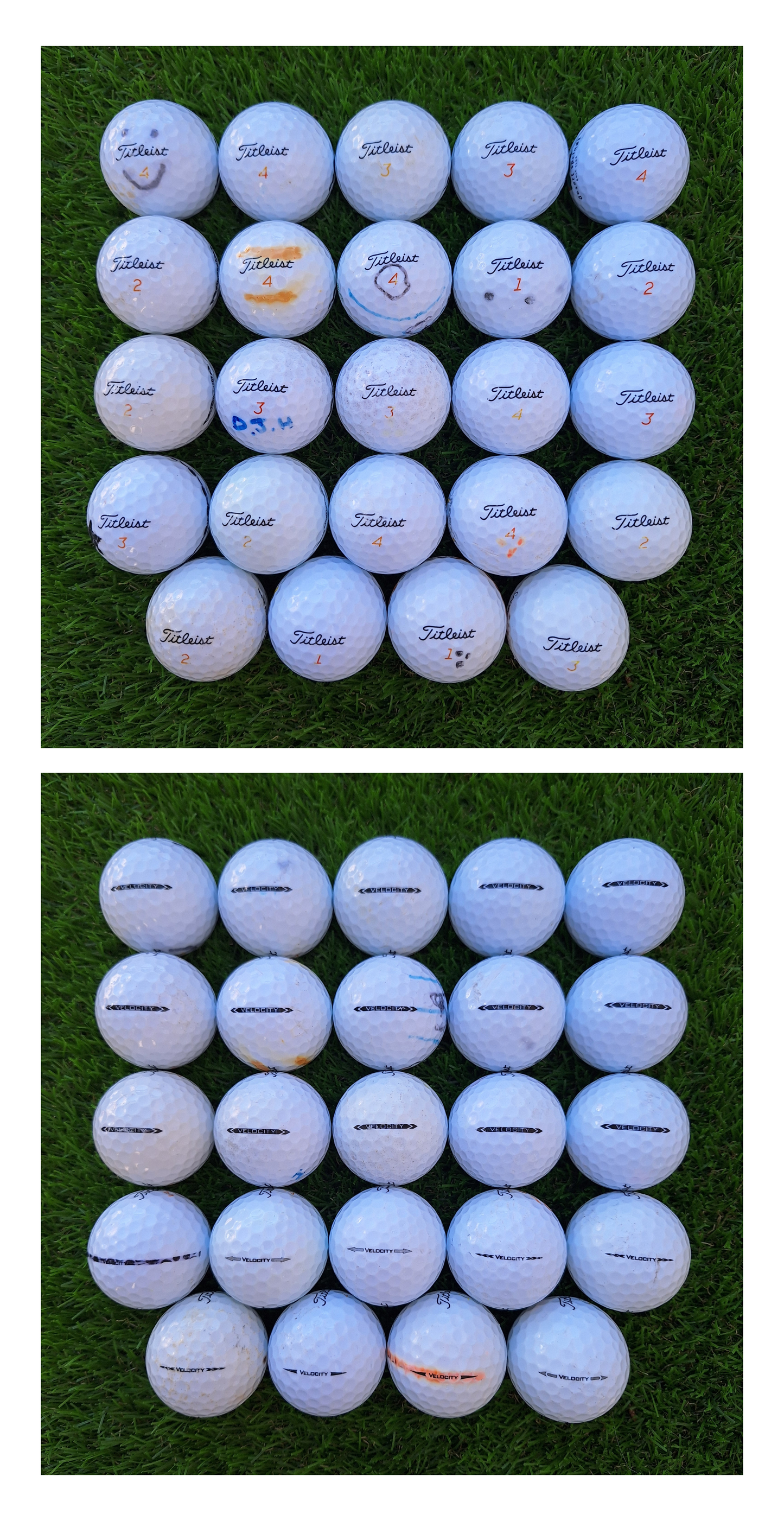 24 Bolas de golf Titleist Velocity