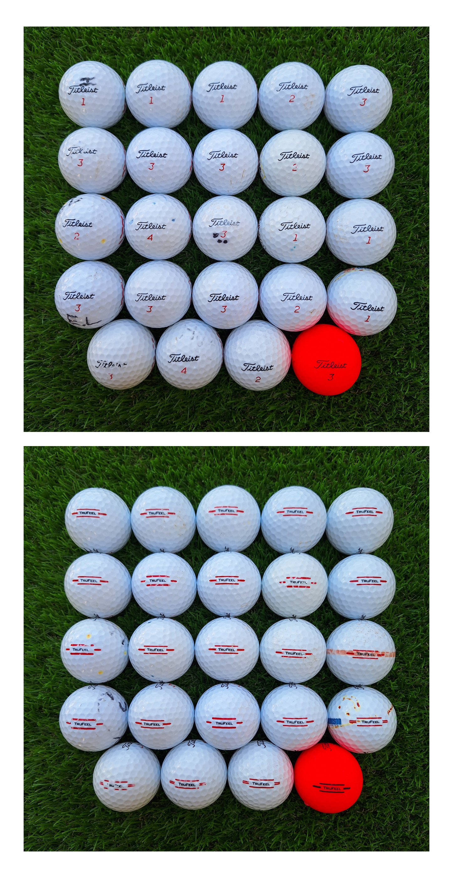 24 Bolas de golf Titleist Trufeel