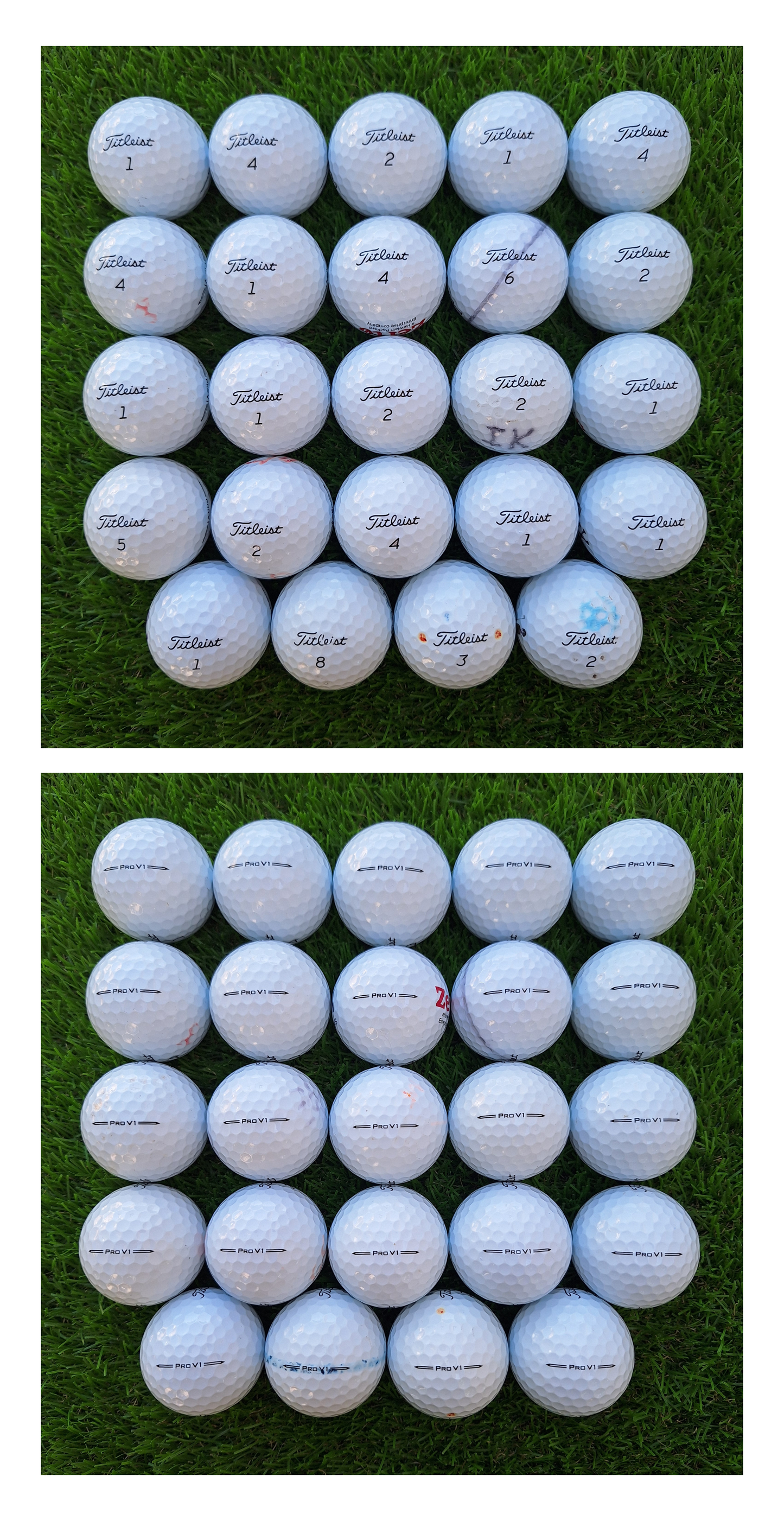 24 Bolas de golf Titleist ProV1