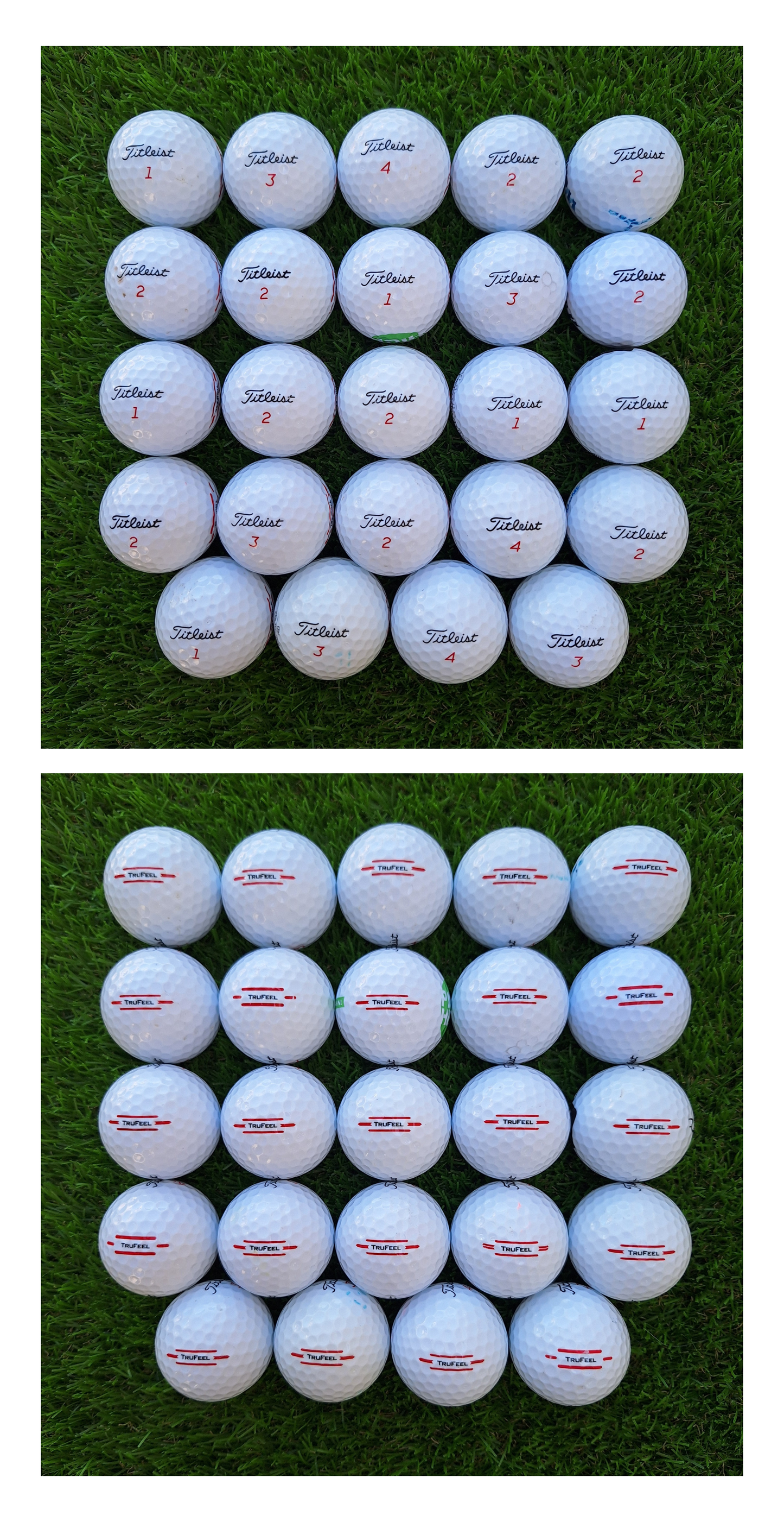 24 Bolas de golf Titleist Trufeel