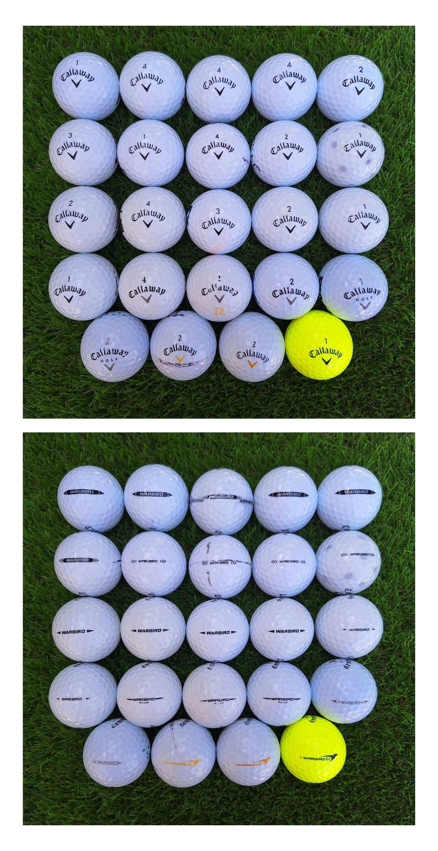 24 Bolas de golf Callaway Warbird