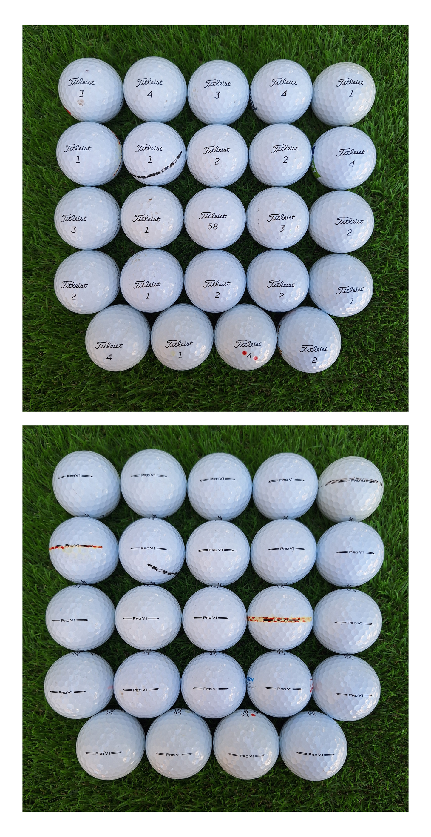 24 Bolas de golf Titleist ProV1