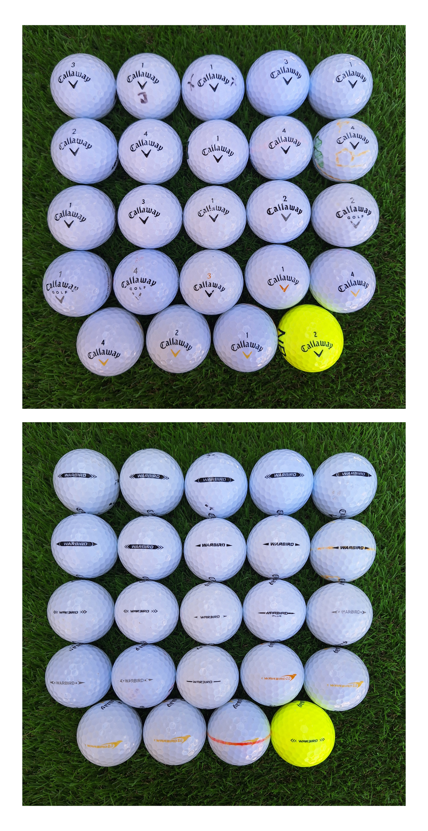 24 Bolas de golf Callaway Warbird