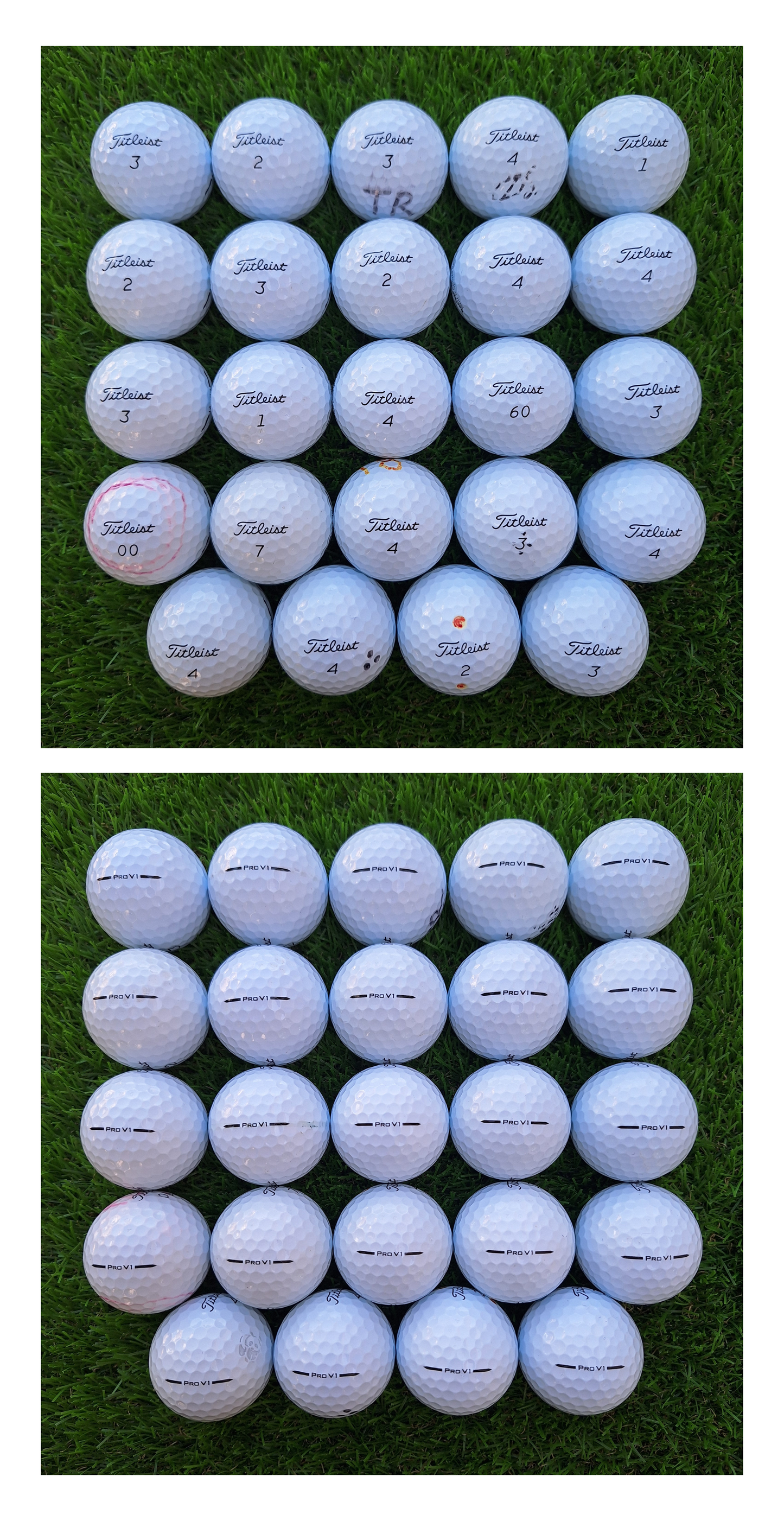 24 Bolas de golf Titleist ProV1