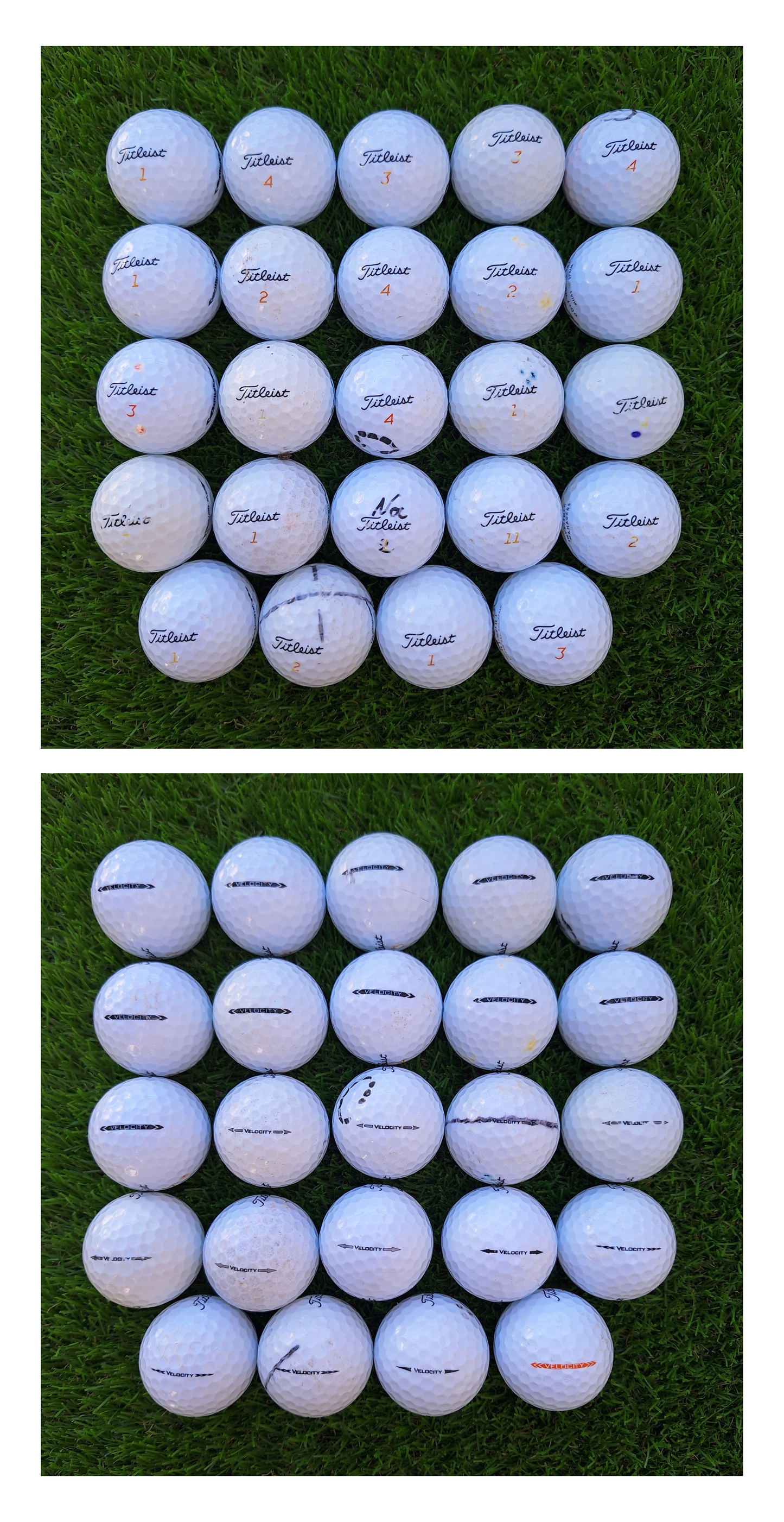 24 Bolas de golf Titleist Velocity