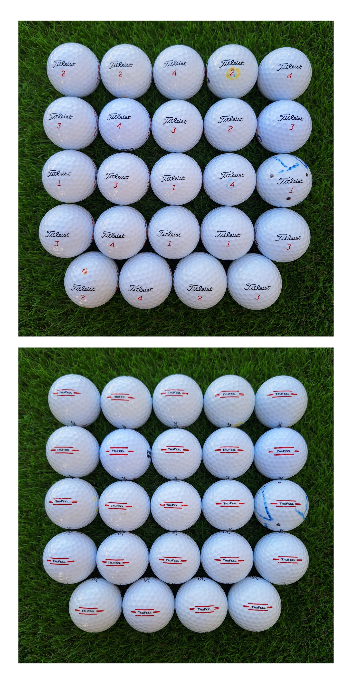 24 Bolas de golf Titleist Trufeel