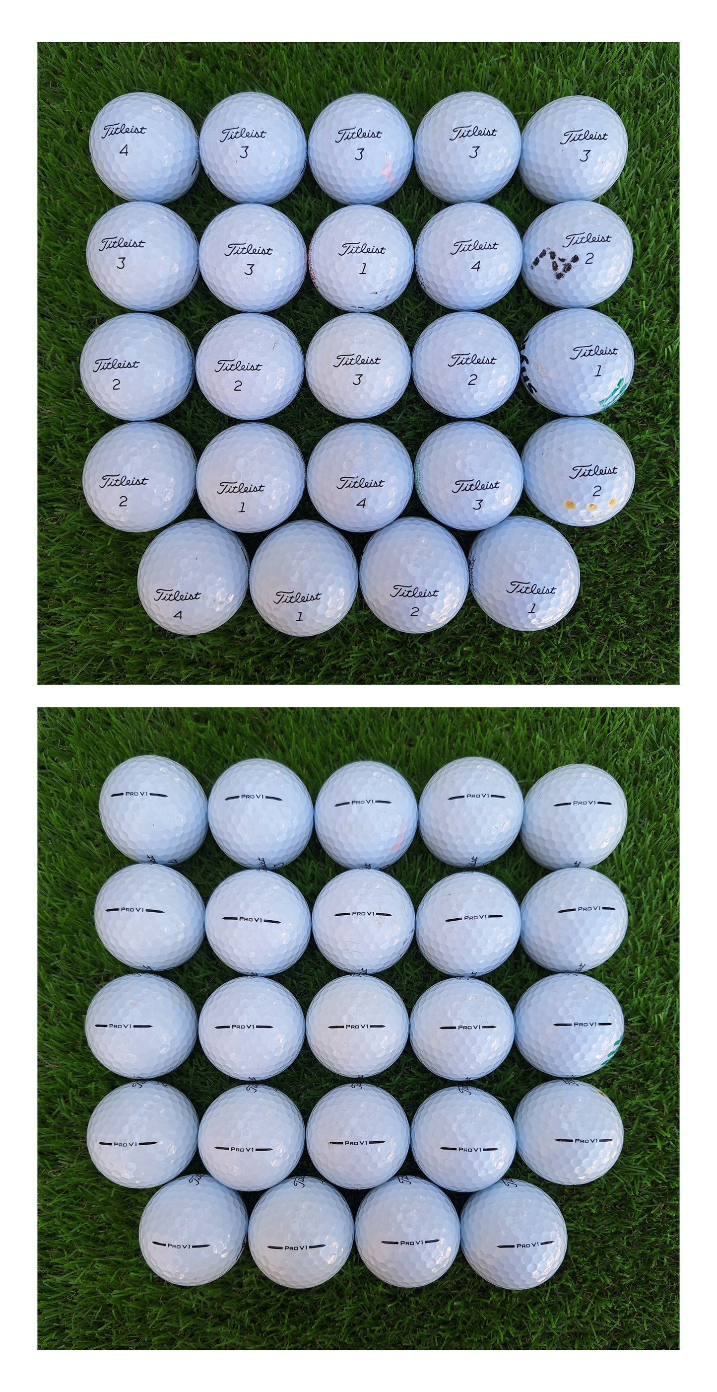 24 Bolas de golf Titleist ProV1