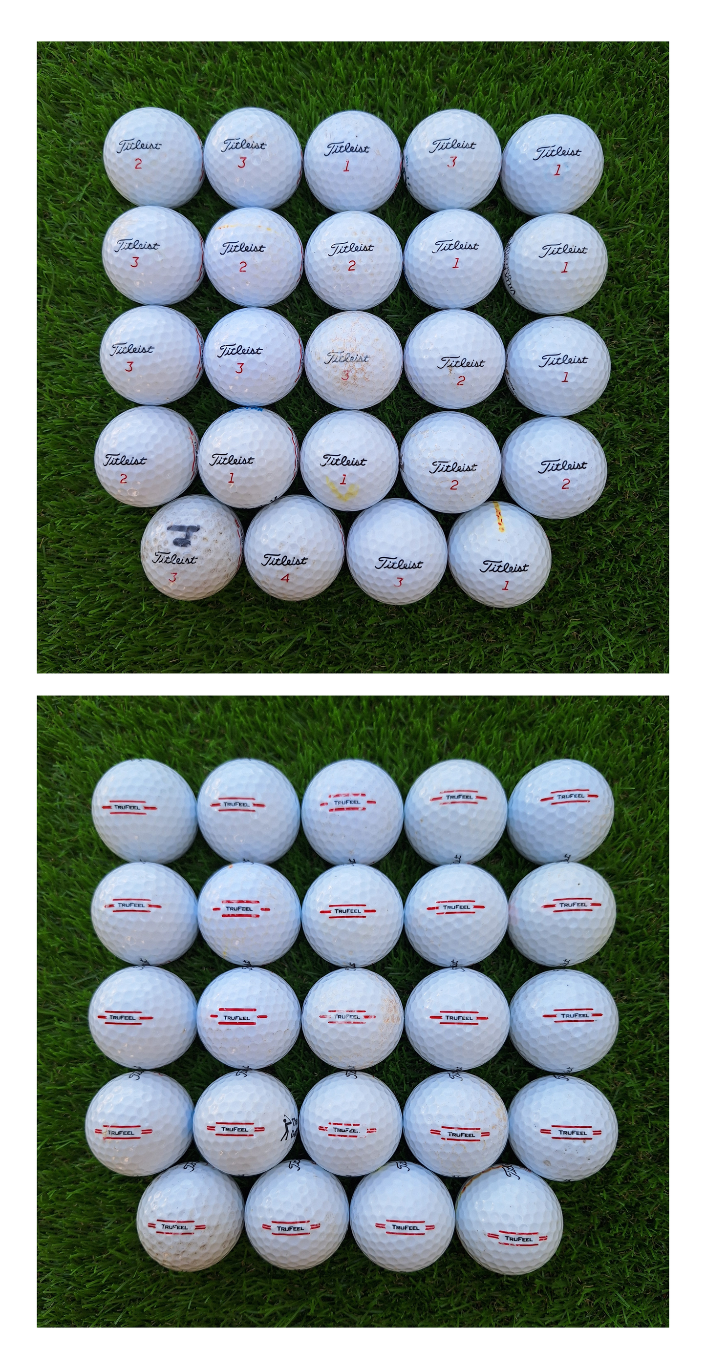 24 Bolas de golf Titleist Trufeel