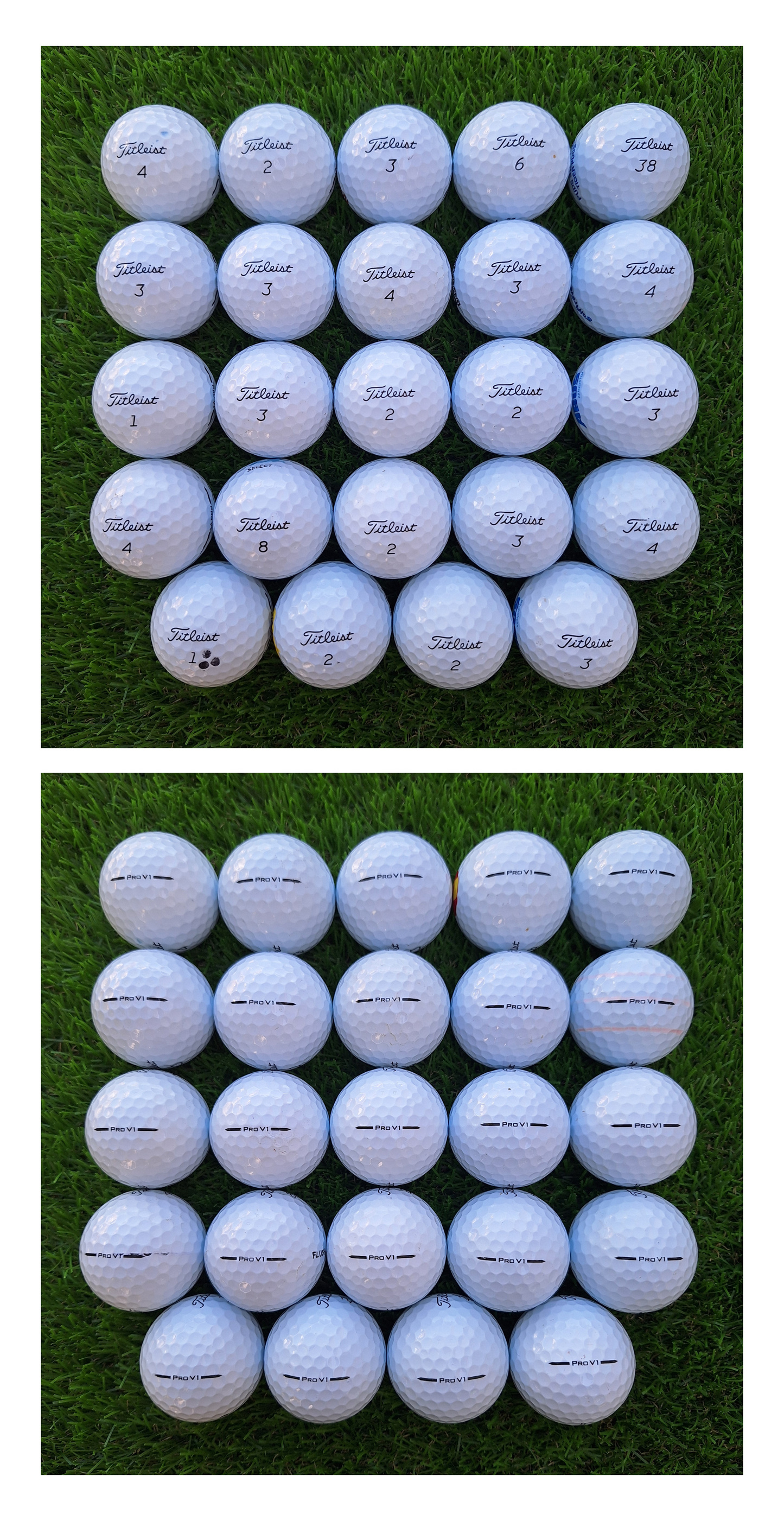 24 Bolas de golf Titleist ProV1
