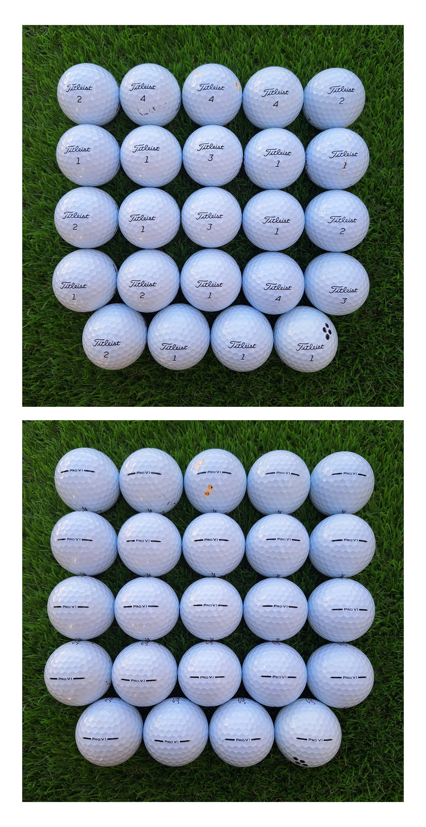 24 Bolas de golf Titleist ProV1
