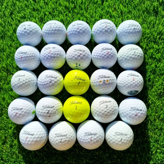 24 Bolas de golf Titleist mixtas