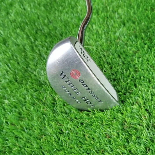 Palo de golf Zurdo Putter Odyssey White Hot Rossie