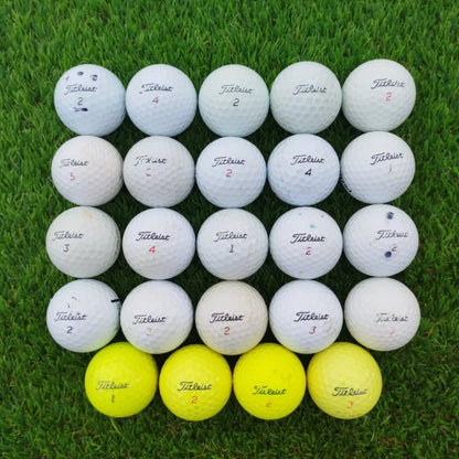 24 Bolas de golf Titleist mixtas