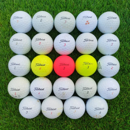 24 Bolas de golf Titleist mixtas