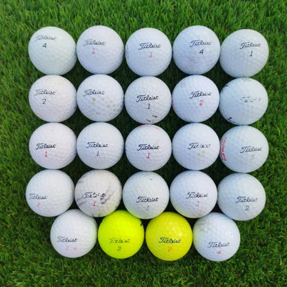 24 Bolas de golf Titleist mixtas
